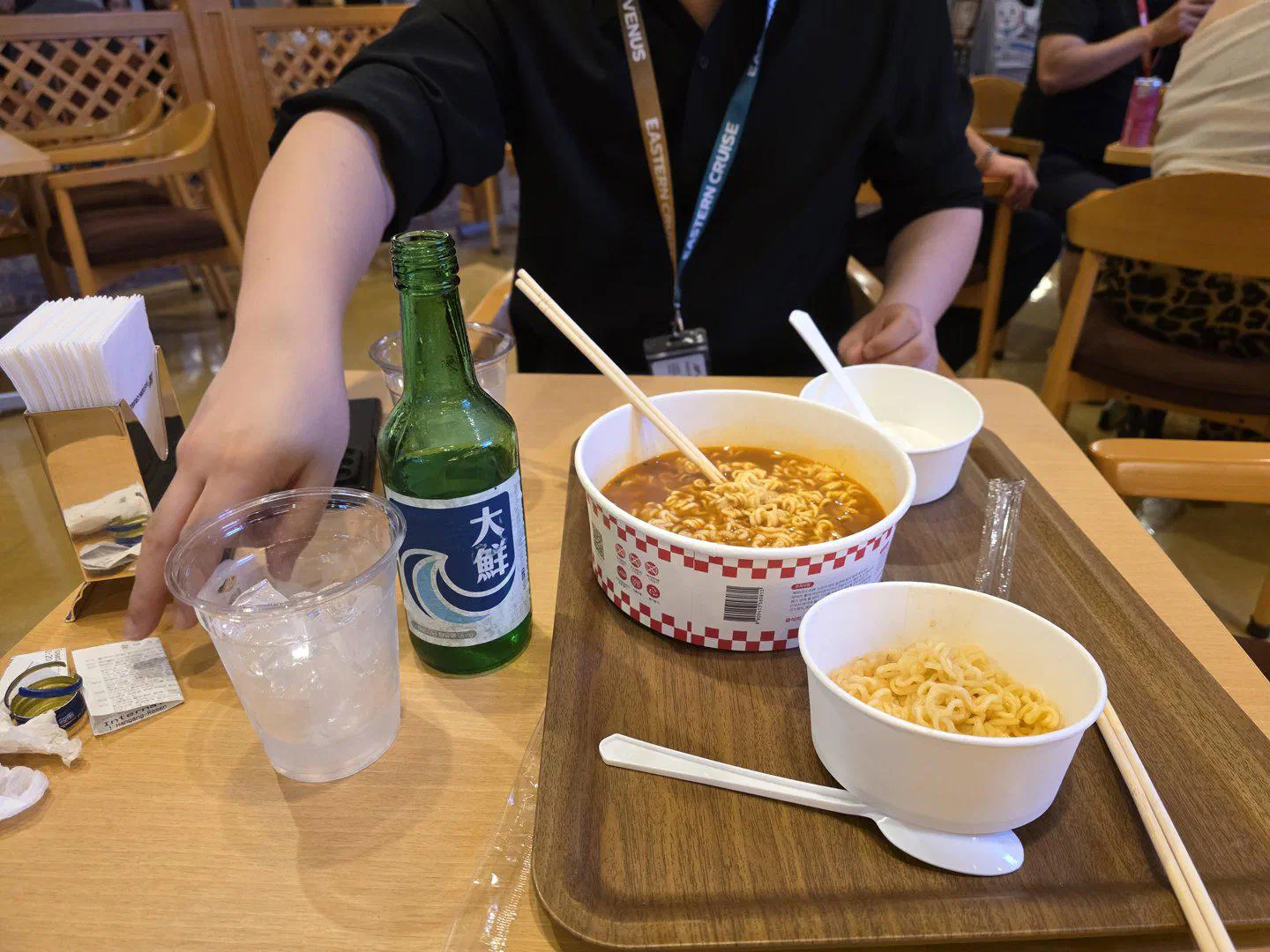 라면과 소주