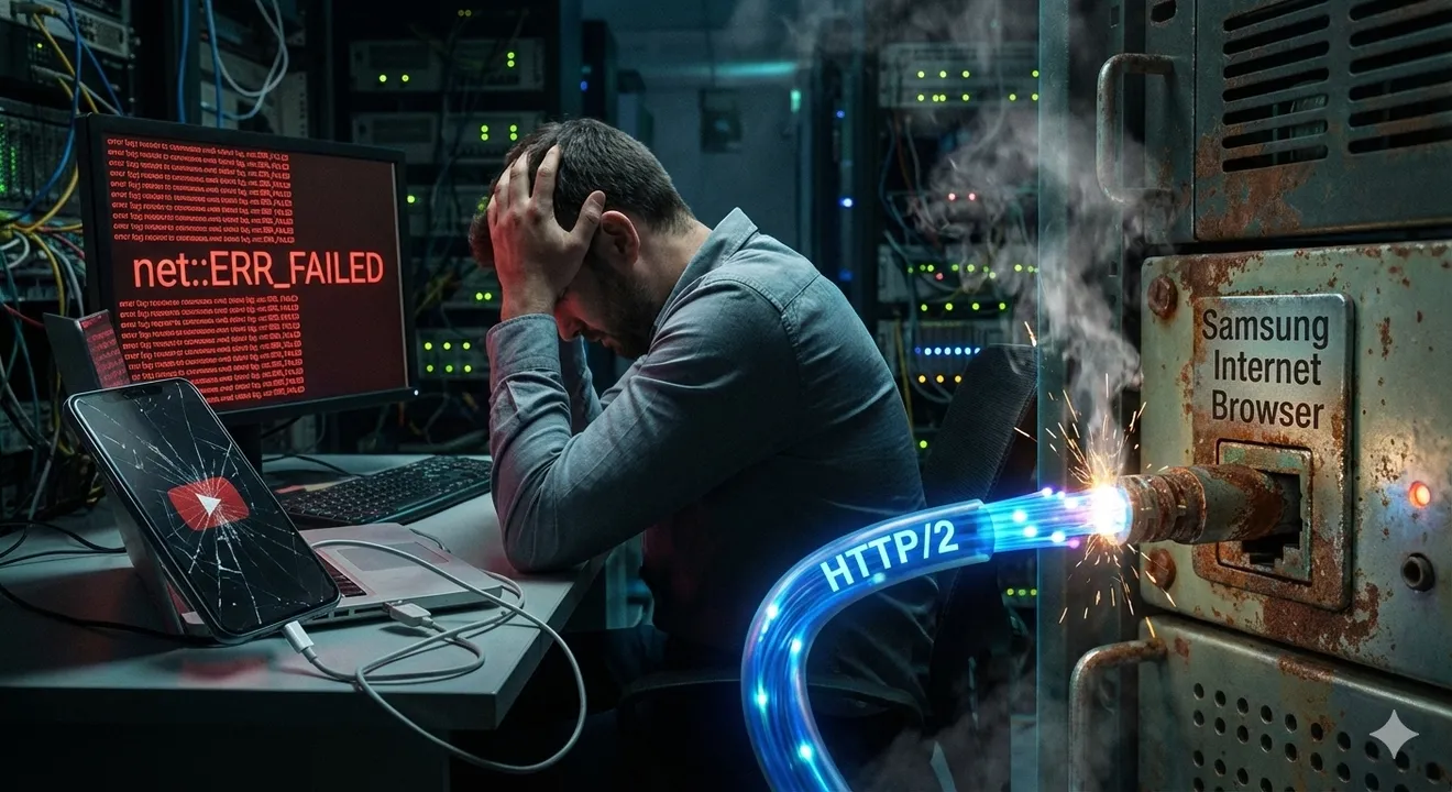 [Trouble] 삼성 인터넷 비디오 재생 오류 디버깅: HTTP/2와 Nginx의 불협화음